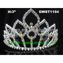 Beauty queen crown custom rhinestone tiara